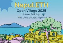 NapulETH Open Village 2025 dal 15 al 19 luglio Napul_ETH_evento